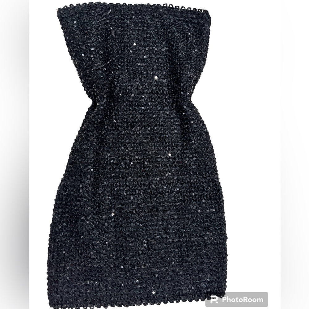 Casting sequin mini dress size medium stretch material